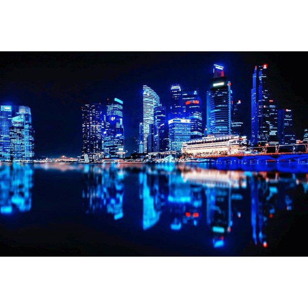 Singapore di notte